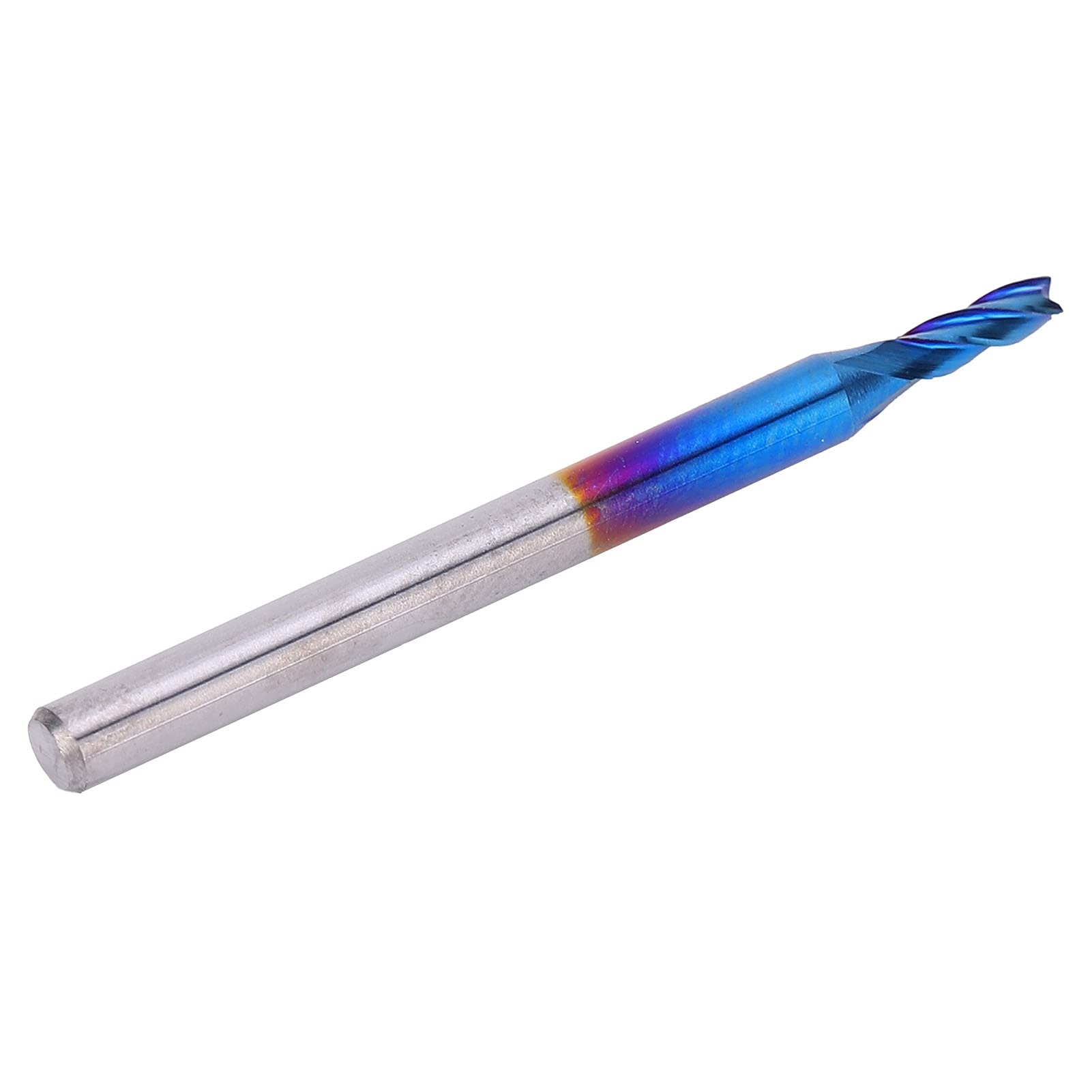 Frez Mavaol ze stali wolframowej, 4-ostrzowy frez palcowy z powłoką Nano Blue, wysoka prędkość, zużycie, do maszyn CNC i zastosowań frezarskich (3.175 * 2 * 5)
