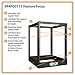 Tripp Lite 13U 4-Post Open Frame Rack, Network Equipment Rack, 1000 lb. Capacity (SR4POST13),Black