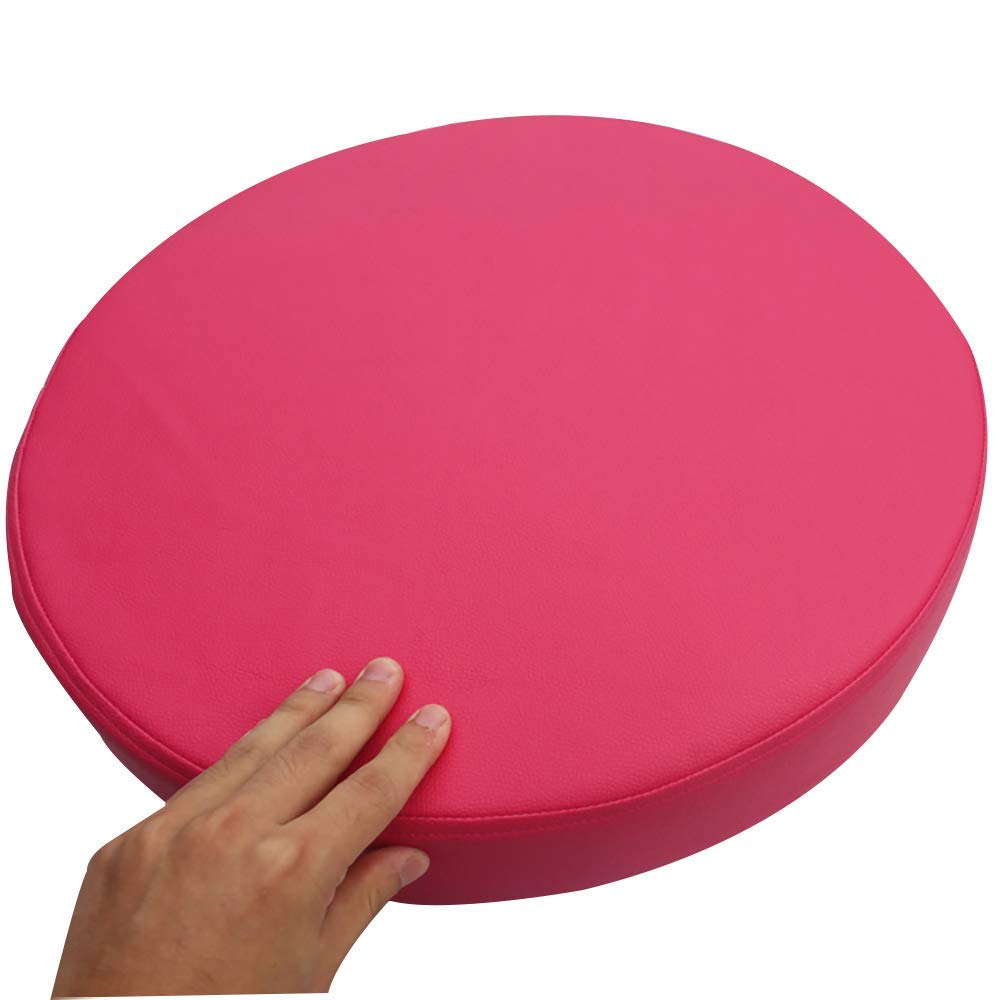 SRHWBF Papasan - Cojín Redondo Para Silla, Impermeable, Grueso, Para Jardín, Exterior, Terraza Interior (sin Silla) (rojo 50cm/19.6 Pulgadas