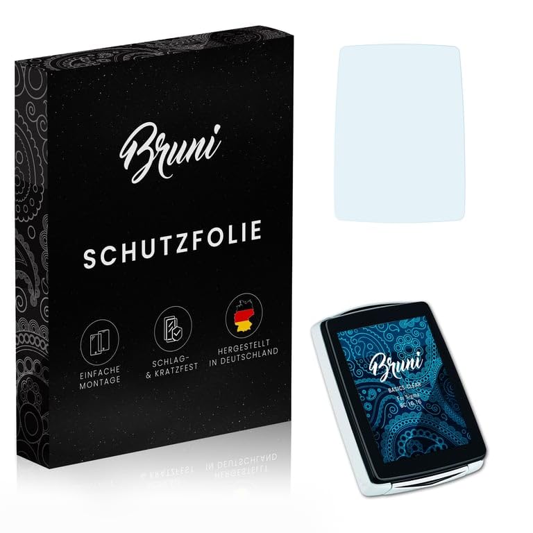 Bruni Screen Protector compatible with Sigma BC 16.16 Protector Film, crystal clear Protective Film (2X)