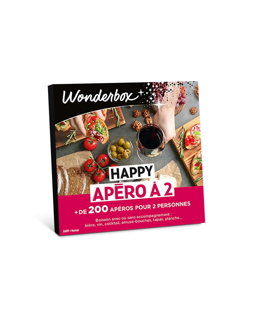Wonderbox - Happy Apéro À 2 - Coffret Cadeau Gastronomique