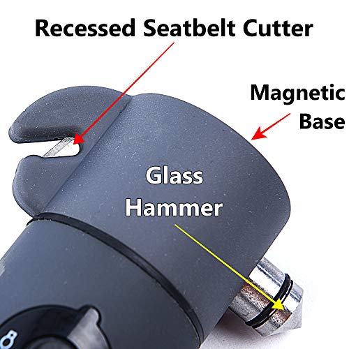 AA 3-in-1 Emergency Flashing Beacon Torch Glass Hammer Seatbelt Cutter Rescue Tool for Cars and Other Vehicles AA1306… - Image 5
