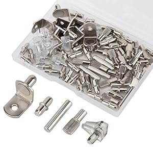 Aiex 80 Stück Regalträger-Set Edelstahl