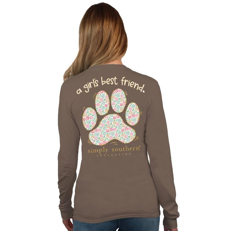 Simply SouthernA Girl's Best Friend Women's Long Sleeve T-Shirt