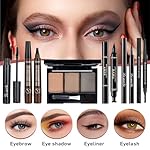 All In One Makeup Kit, Travel Makeup Kit, Makeup Gift Set, Makeup Kit for Women Full Kit, Makeup Bundle Includes Foundation Eyeshadow Palette Lipstick Eyeliner Mascara Contour Stick Cosmetic Brush Set - Image 5