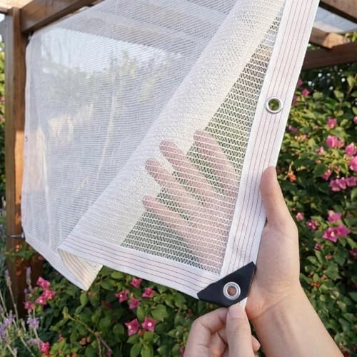 Voile d'ombrage imperméable rectangulaire avec œillets pour terrasse et jardin