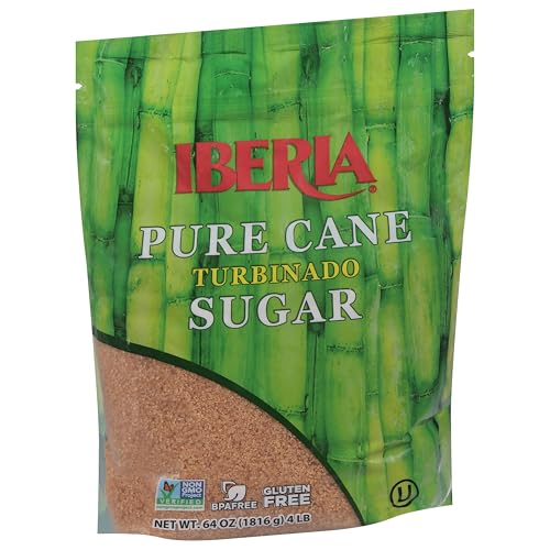 Image of Iberia Pure Cane Raw Turbinado Sugar, 4 lb.