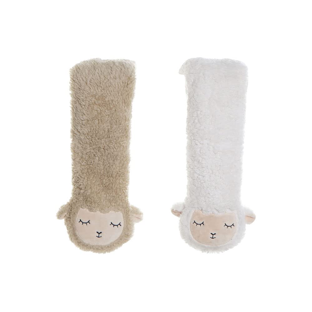 Coussin polyester blanc marron clair pour un salon chaleureux et cosy