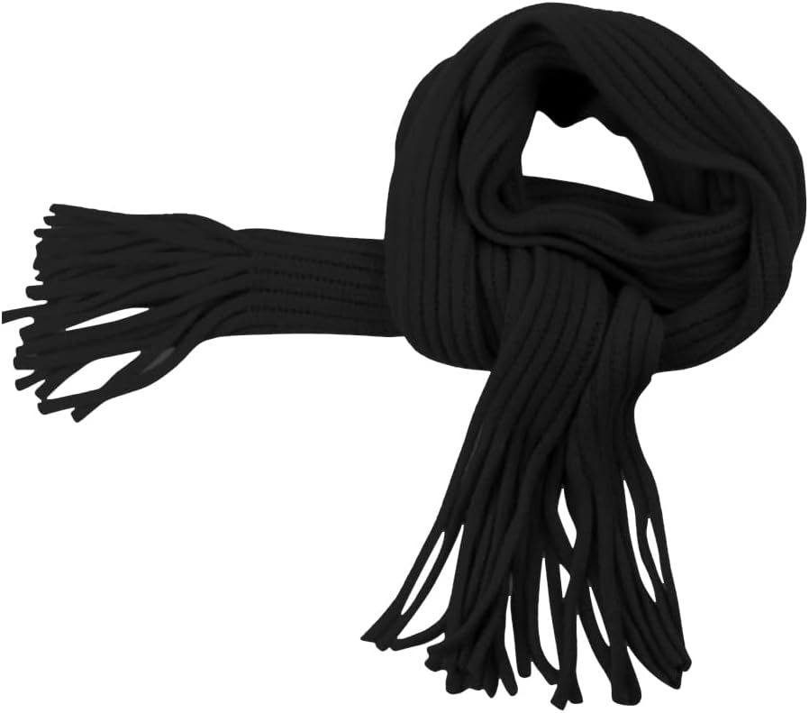 RARITYUS Kids Knitted Tassel Scarf Fashion Solid Color Toddler Soft Warm Scarves Neck Warmer Winter for Girls Womens - Image 4