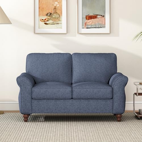 Bonzy Home 57' Loveseat Sofa, 2 Seater Comfy Love Seat...