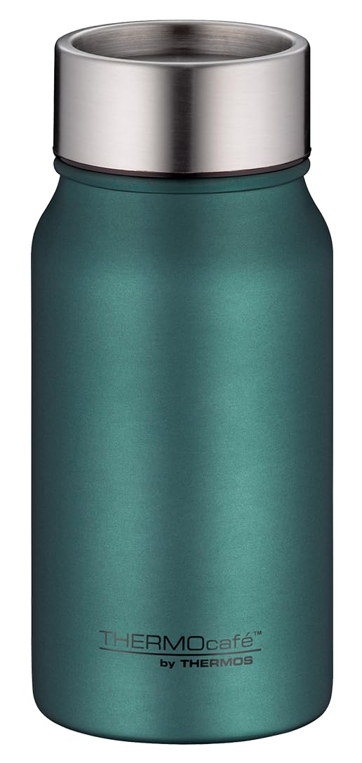 THERMOcafé by THERMOS TC DRINKING MUG moss green mat 0,35l, Thermobecher Edelstahl, Isolierbecher, Kaffeebecher to Go Thermo, auslaufsicher, 8h heiß & 16h kalt, spülmaschinenfest, BPA-frei
