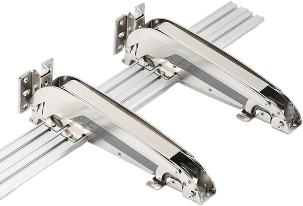 Lateral Door Hinge Set With 180 Degree Parallel Opening For Wardrobe And Cabinet Doors, Featuring Steel And Aluminum Alloy Frame And Smooth Closing Damping Buffer