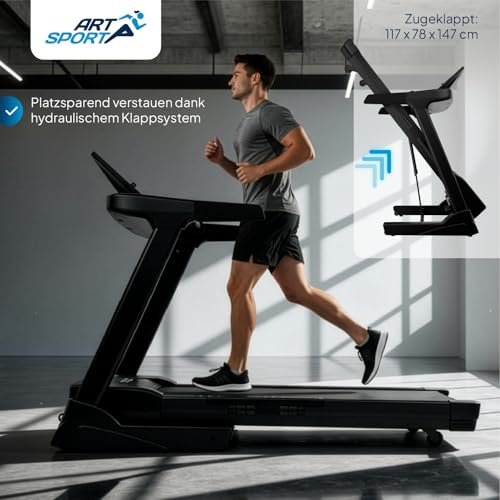 ArtSport Laufband Speedrunner 6000 klappbar – 22 km/h, 99 Programme - 7