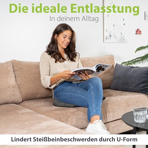 feela Orthopädisches Keilkissen aus Memory Foam für Stuhl – Bild 6