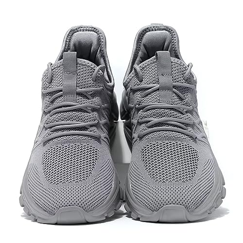 Image of Socviis Mens Slip On Running Shoes Athletic Walking Trainers Lightweight Breathable Mesh Tennis Sneakers