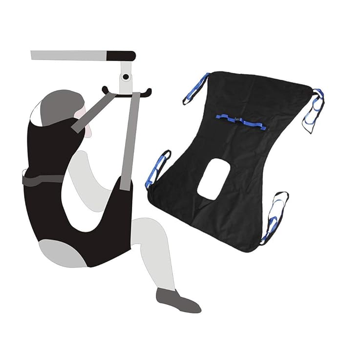 Buy Hoyer Sling Patient Lift for Home Use Toileting Transfer Belt with