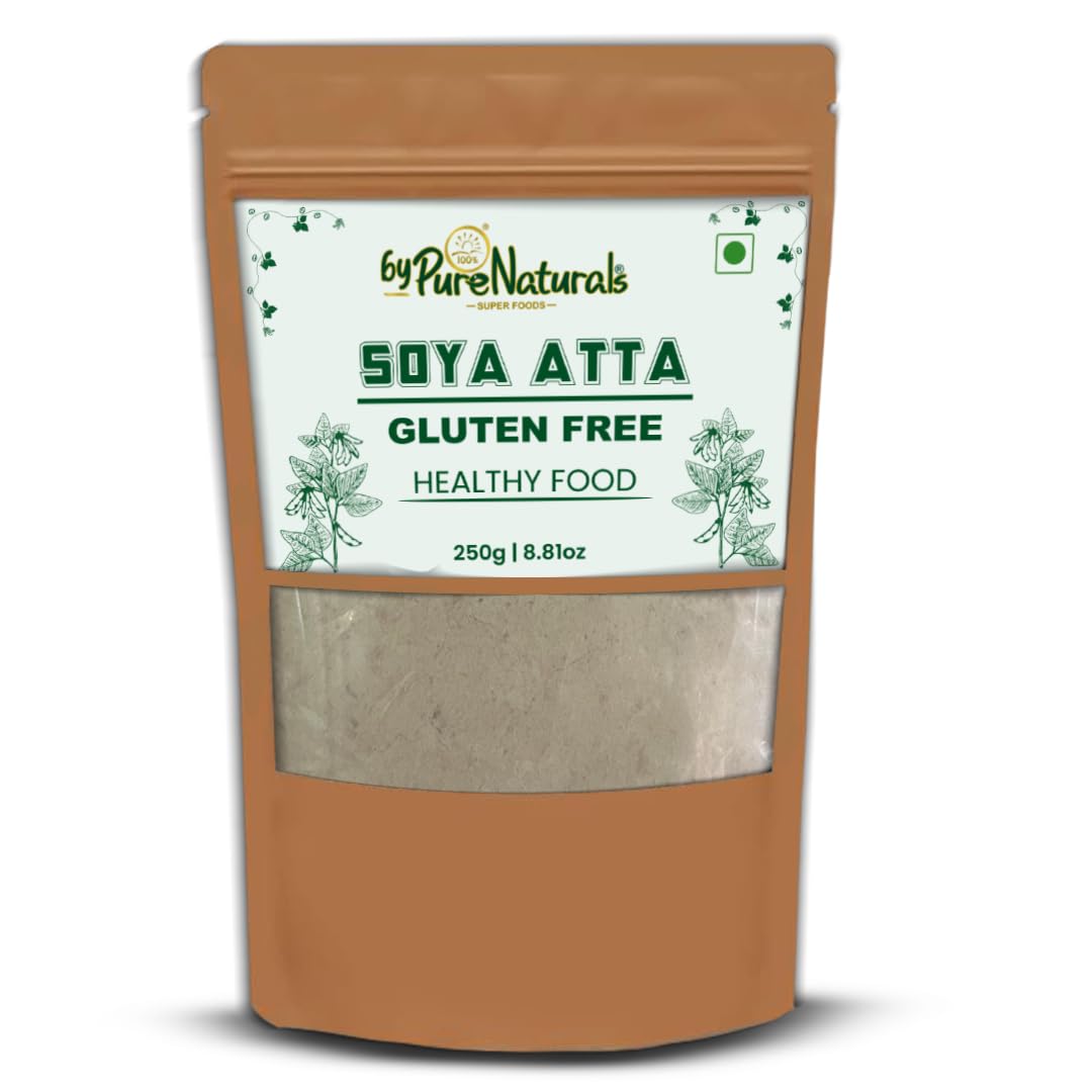 byPurenaturals High in Protien Soya Flour Atta 250 Gm, Natural Soyabean Atta Powder Low in Carbs (Pack of 1) (B0CRYQ5WTM) Amazon Price History, Amazon Price Tracker