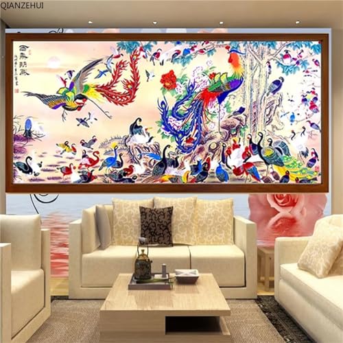 Peinture Diamant Fleur pour Décoration Murale de Salon Adulte
