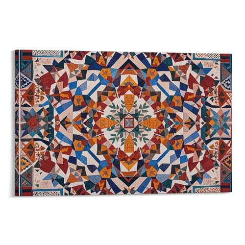 Affiches esthétique patchwork : créez un havre de paix marocain