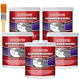 Rostentferner Auf Wasserbasis, Metall Rost Entferner auf Wasserbasis, 100ml Grundierung Metall Mit Bürste, Wetterfest, Langlebig, Rostlöser für Metall Auto SUV Möbel Waschbecken Rasenmäher Werkzeuge