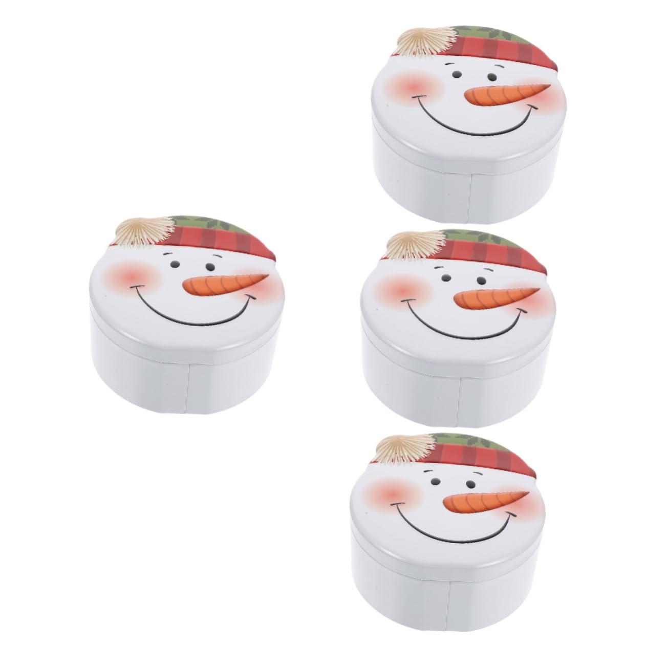 Latas de galletas navideñas PRETYZOOM para decoración de mesas y almacenamiento de dulces