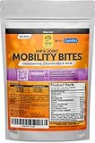 Glucosamine HCL + Chondroitin Sulfate & MSM - Hip & Joint Treats for Dogs with Arthritis Pain - Chewable Mobility Bites With All Natural Immune & Cardiovascular Support for Pets - 10 Soft Chews