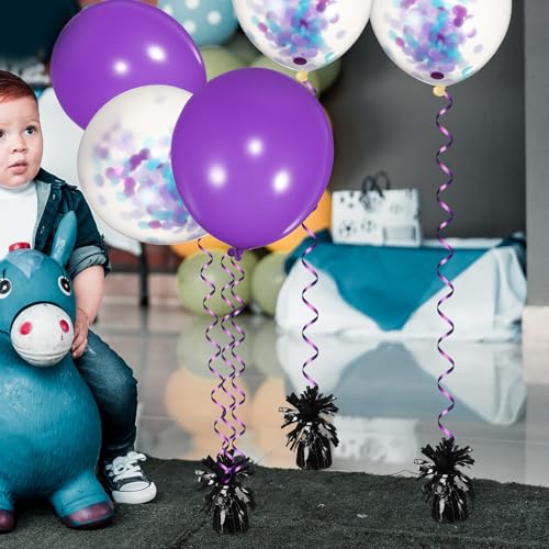 Poids lourds pour ballons Gatuida réutilisables en aluminium noir mat - 4