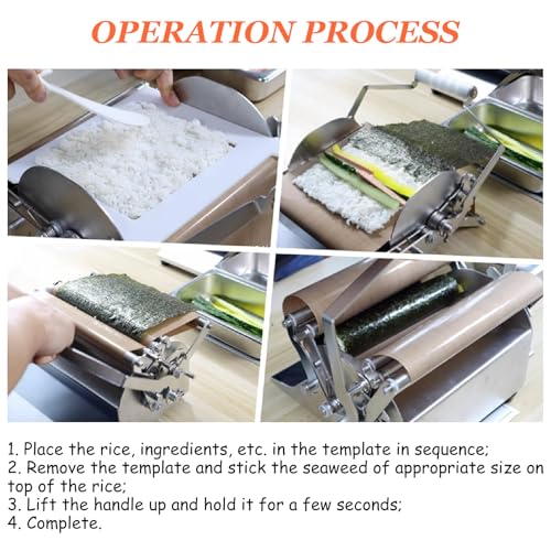 Kit de fabricación de sushi – Juego de rodillo de sushi y bazuca para una fácil creación de sushi en casa, perfecto para principiantes y profesionales