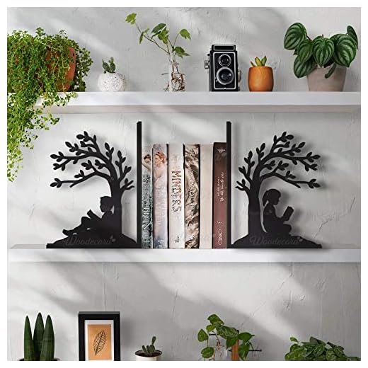 Aparador de Livros Crianças Lendo Woodecora