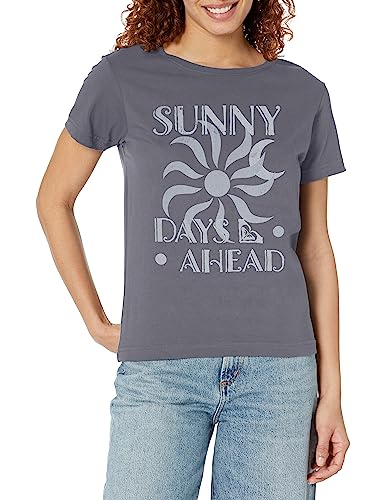 Image of Roxy Womens Boyfriend Crew T-Shirt, Casual Relaxed Fit Crew Neck Tee Short Sleeve Cotton Basic Shirt Everyday Comfort