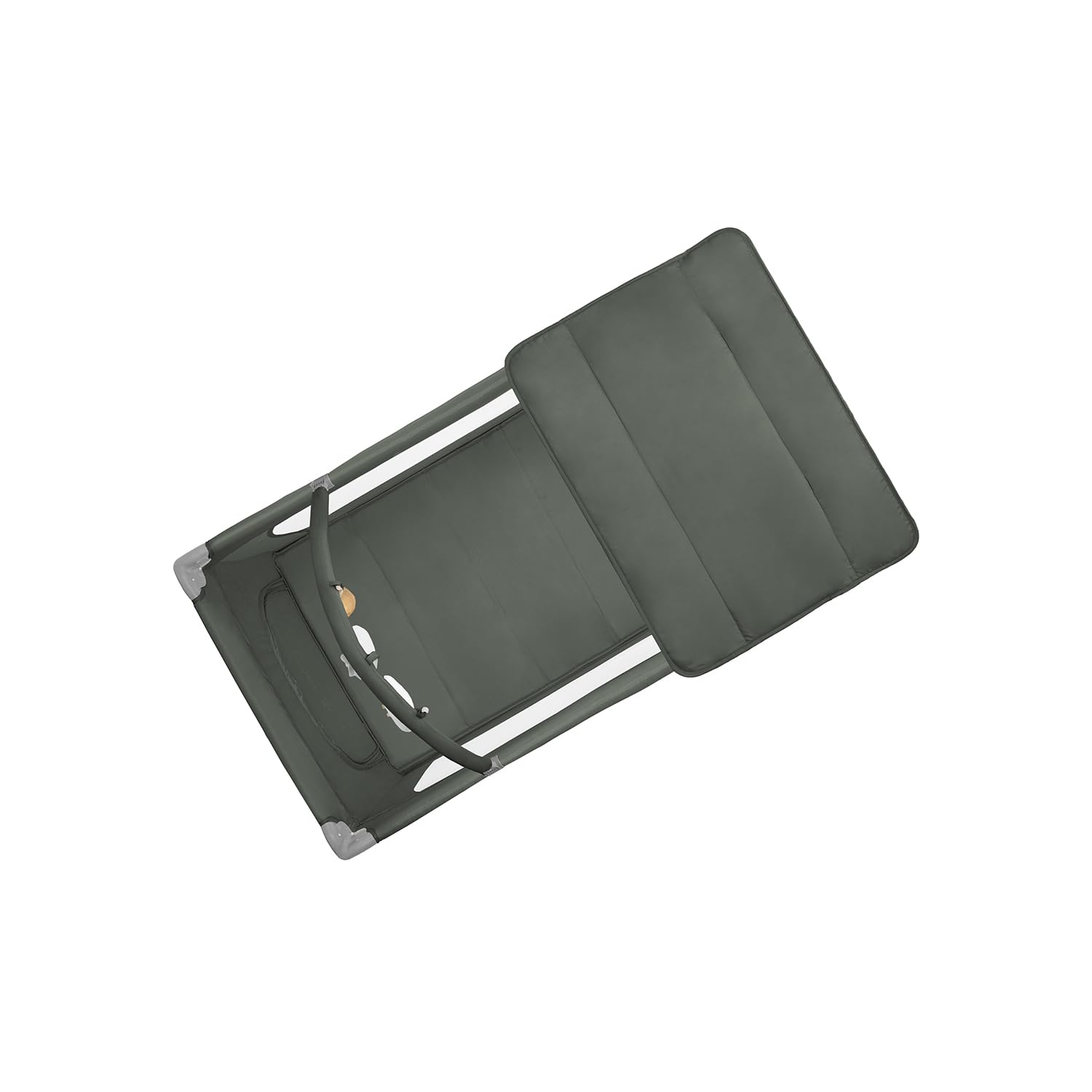 Momi Lettino da viaggio BELOVE PLUS 2 in 1, pieghevole, 2 posizioni per neonati fino a 9 kg e bambini fino a 15 kg, con materasso, arco con giocattoli, fasciatoio e borsa per il trasporto