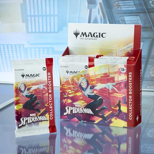 magic the gathering  marvel39s spider-man - collector booster box 12 packs