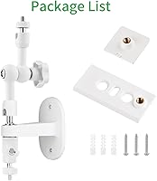 Vista 7 de Soporte de montaje en pared 2 en 1 para panel solar, batería de Stick Up Cam, cámara de foco y Spotlight Cam PlusPro (batería), ángulo ajustable