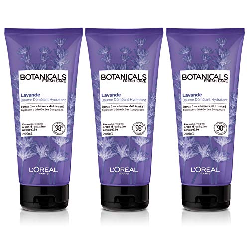 L'Oréal Paris Botanicals Baume Démêlant Lavandin Concoction Hydratante 200 ml - Lot de 3