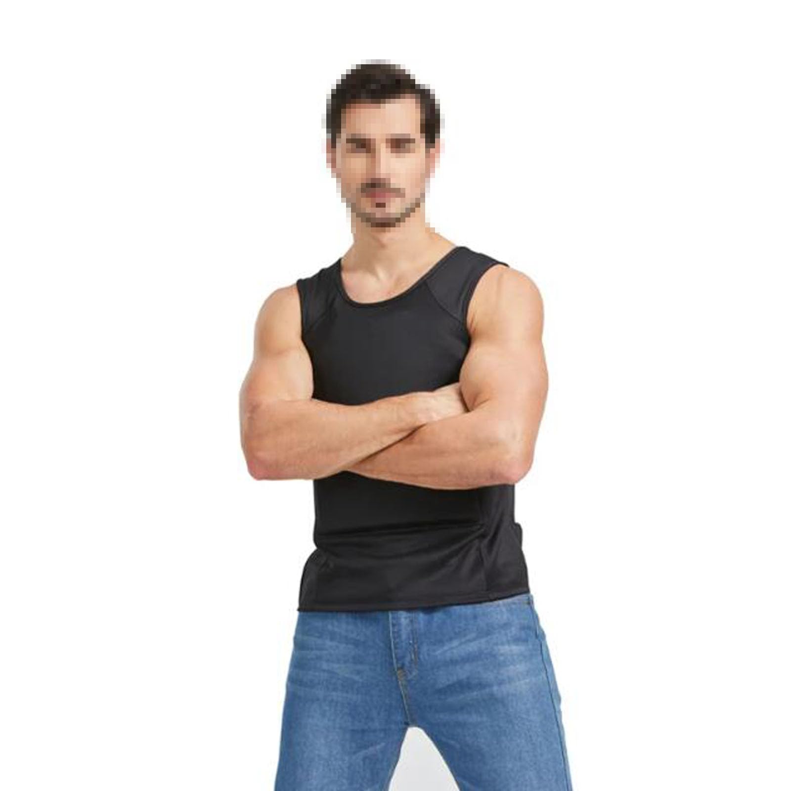 Kugelsichere Weste Stufe IIIA – Weiches ballistisches Unterziehshirt mit UHMW-PE Einsätzen, leicht & verdeckt tragbar, Schutz vorne & hinten,Weiß,XXL