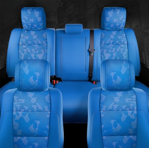 Image of Carlimeki Leather Seat Covers Custom Fit for Tundra 2022-2027 CrewMax