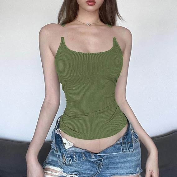 2PCS Invisible Strap Tank Top, Y2k Tank Top, Trendy Going out Tops for Women, Aesthetic Tank Tops