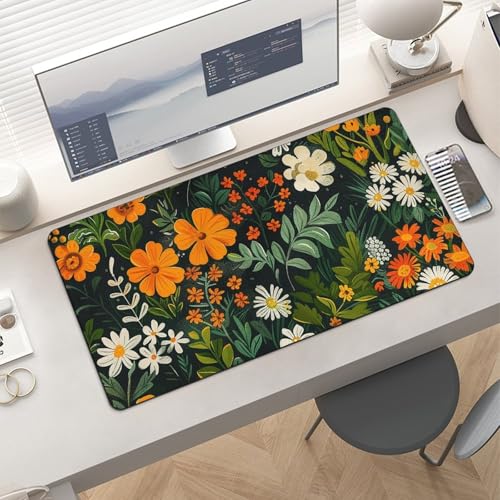 Tapis de souris antidérapant 60x30 cm pour une précision maximale