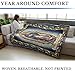 Our Lady Of Guadalupe - Nuestra Señora de Guadalupe - Catholic Mexicans Mexico - Religious Gift Tapestry Throw Woven from Cotton - Made in the USA (72x54)