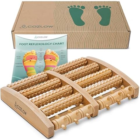 COZLOW Wooden Foot Massager for Pain Relief Cover