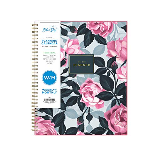 Blue sky 2021-2022 academic year weekly & monthly planner, 8.…