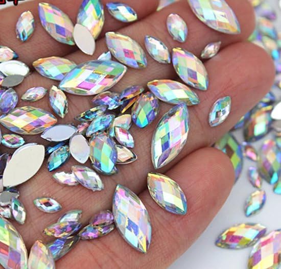 Strass en diamant de bricolage, 400 paillettes pour customiser un vêtement ou un bijou
