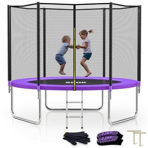 Image of SKOK Trampoline for Kids,400LBS Outdoor Trampoline with Net-ASTM Approved Trampoline for Children and Adults