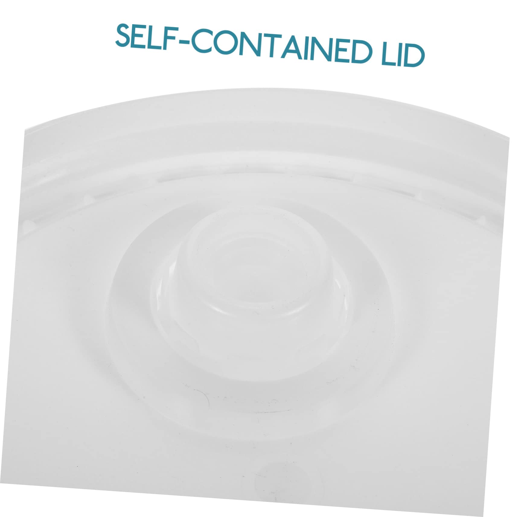 POPETPOP Cubo de Pintura Redondo de 10 litros White con Tapa Hdpe
