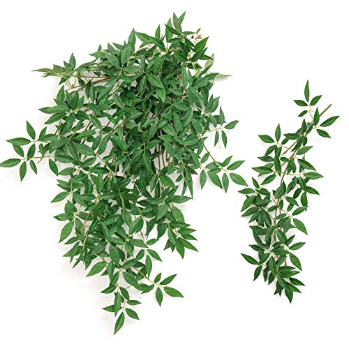 Ling's moment Rosa Banksiae Artificial Vines, Silk Greenery Garlands