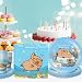 Imagen de YGCHEN Capybara Vajilla de Fiesta Decoracion Cumpleaños Cubiertos Animales Party Supplies Capybara Platos Taza Papel Servilleta Decoración de Fiesta de Cumpleaños 10 Invitados