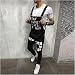 LANSKIRT_Pantalones Vaquero de Peto Hombre Tirantes Pantalones Pesca Streetwear Tacticos Ropa de...