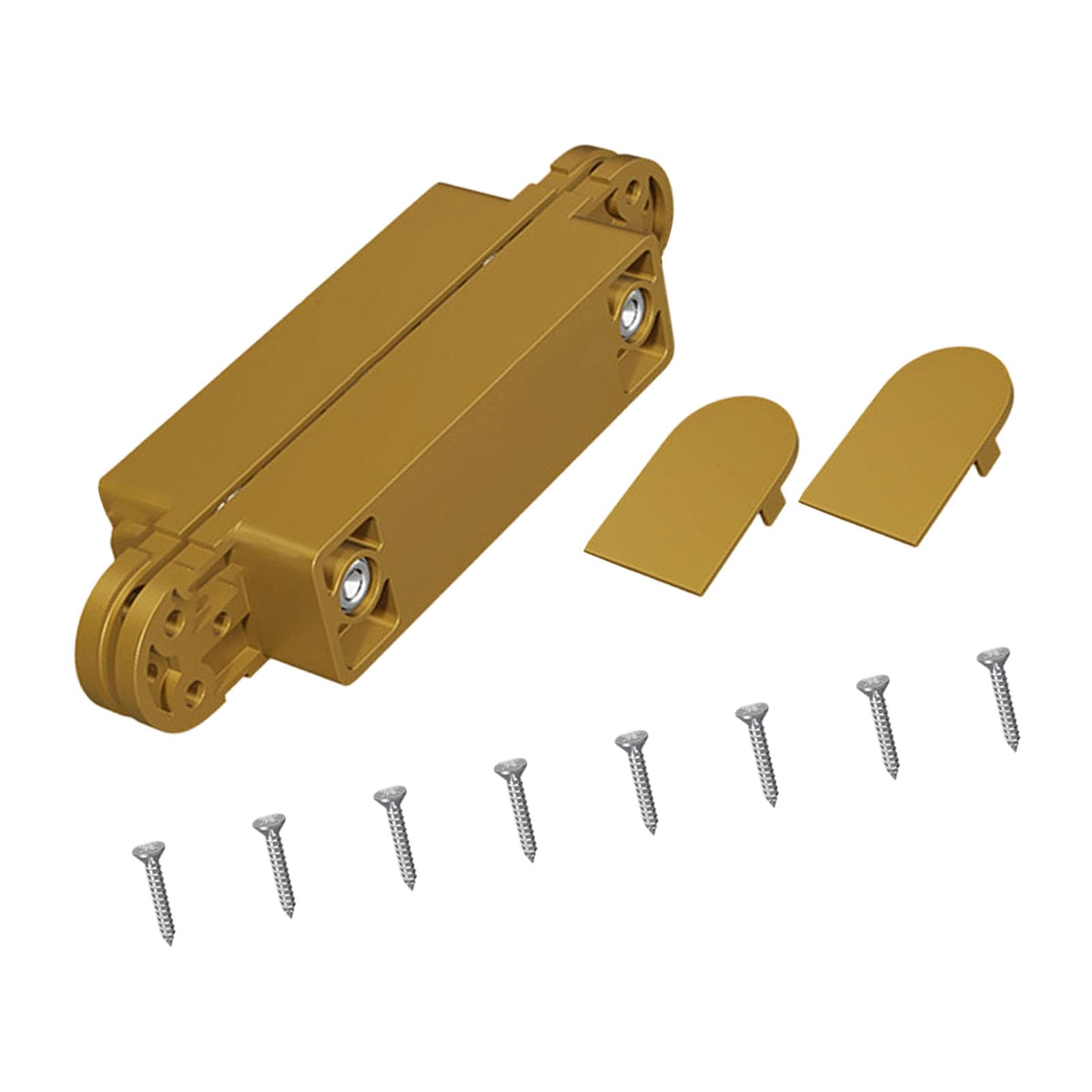 180-Degree Swing Door Hinge, Invisible Adjustable Cupboard Hardware with Quiet Closing Mechanism