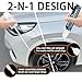Mineral White Metallic(A96) Touch Up Paint for BMW, Car Paint Pen Scratch Repair Two-In-One Touch Up Paint, Premium Car Scratch Remover for Deep Scratches