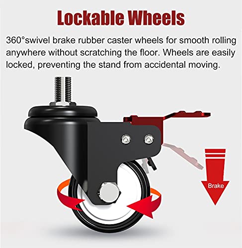 Soporte móvil ajustable para TV de 40 a 75 pulgadas miniatura 6